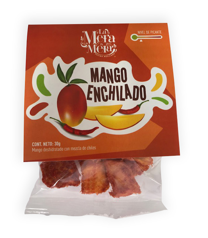 Mango Enchilado Deshidratado Empaque
