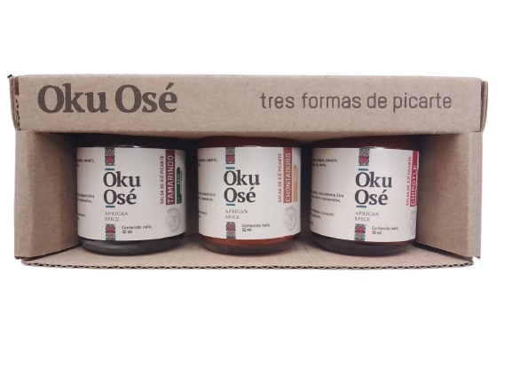 Okuosé Kit x 3 Salsas Pistacho, Tamarindo y Chipotle 32 ml c/u