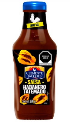 Clemente Jacques Salsa Habanero Tatemado 370 g
