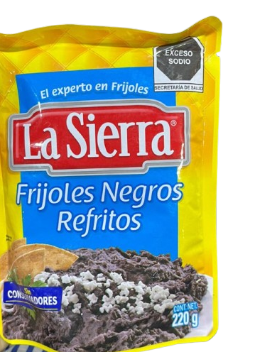 La Sierra Frijoles negros refritos 220 g